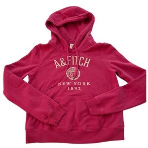 Abercrombie & Fitch Fuchsia Hoodie Sweater Size S